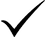 ✓