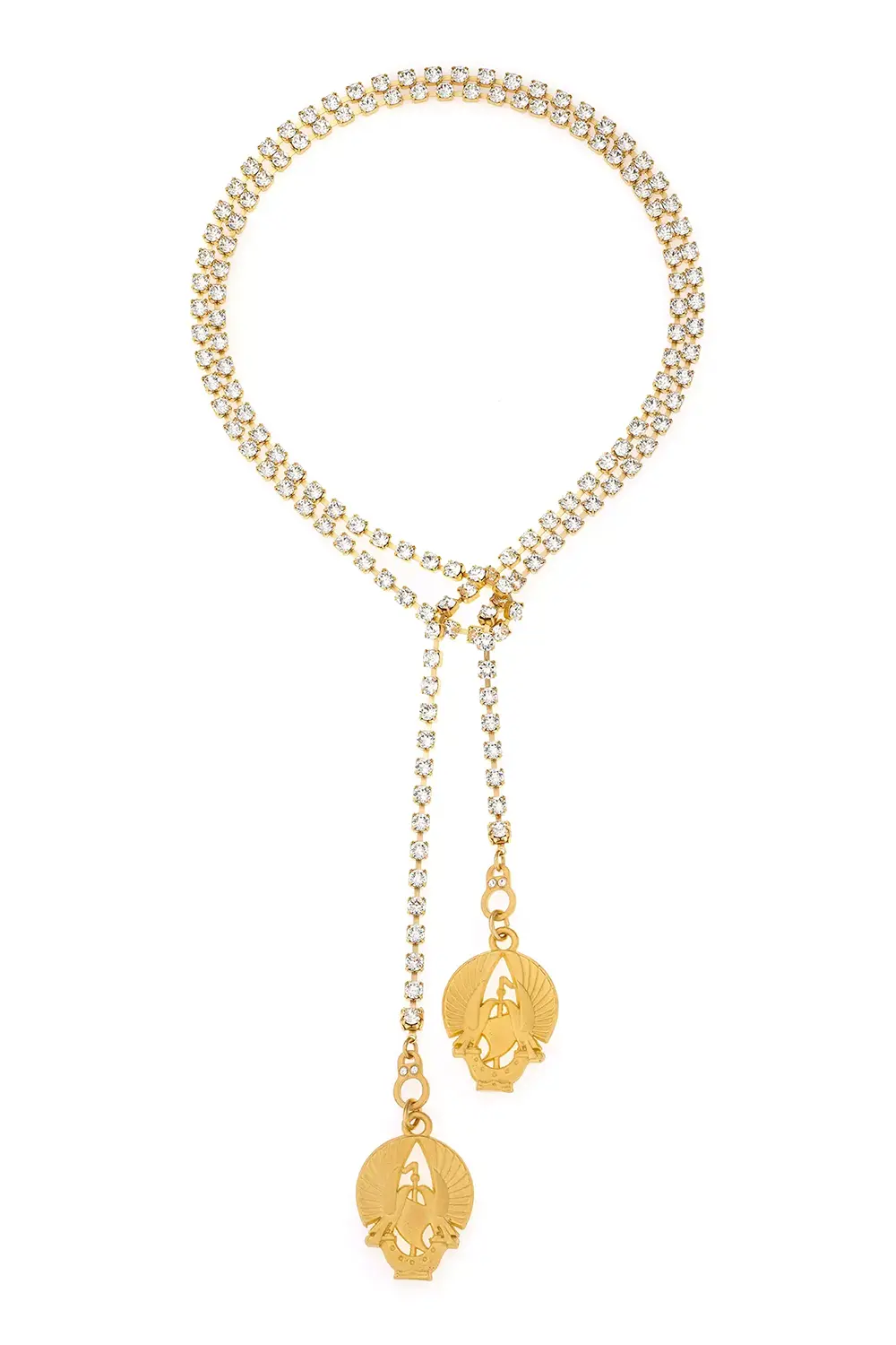 The Cecile Necklace - Doves Gold | French Kande
