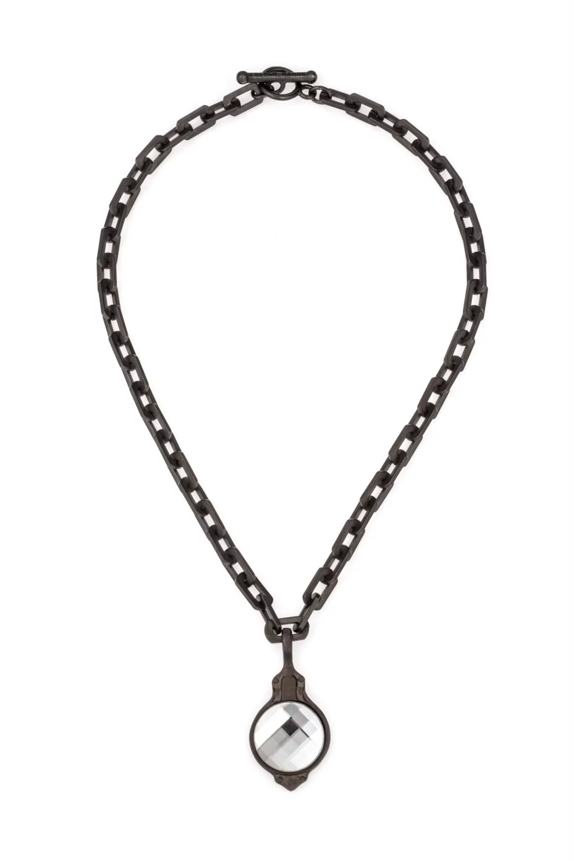 French Kande Black Chain Necklace