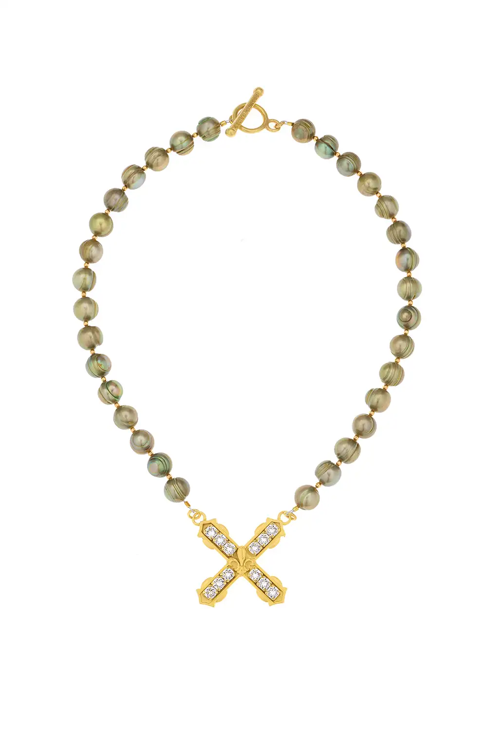 Chloe Necklace – Sage Pearl