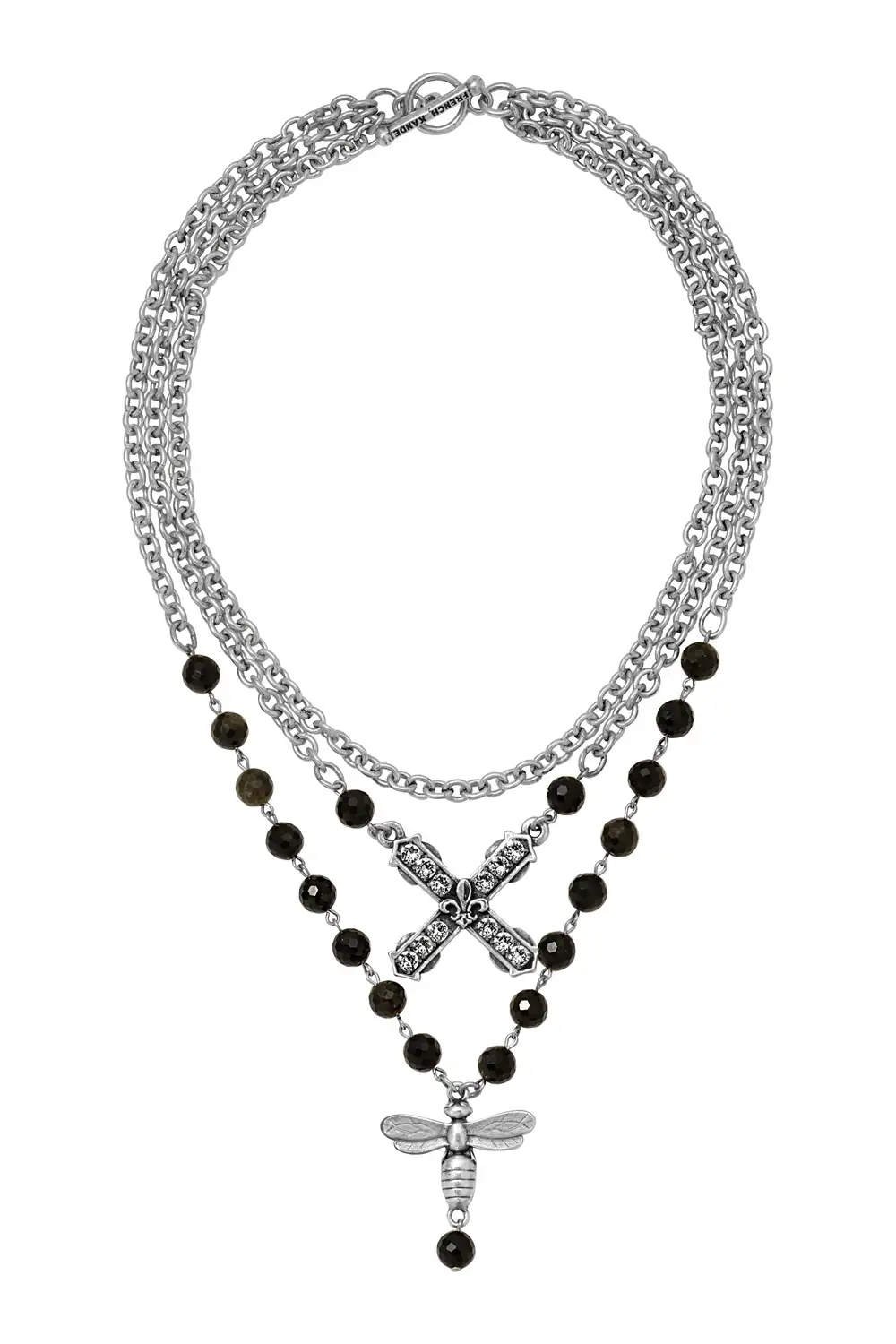Angélique Necklace - Obsidian