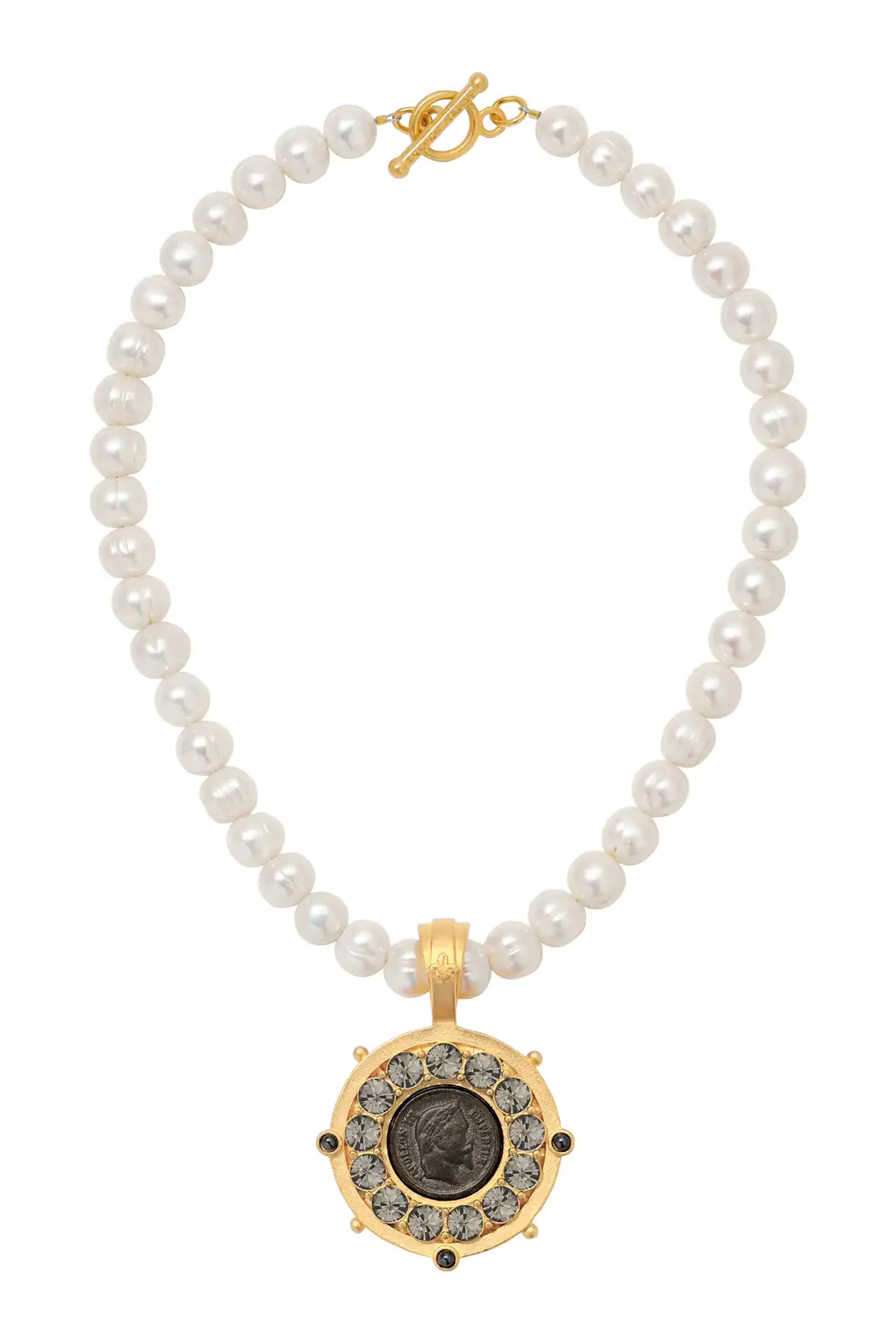 Colette Necklace – Gold Black Diamond