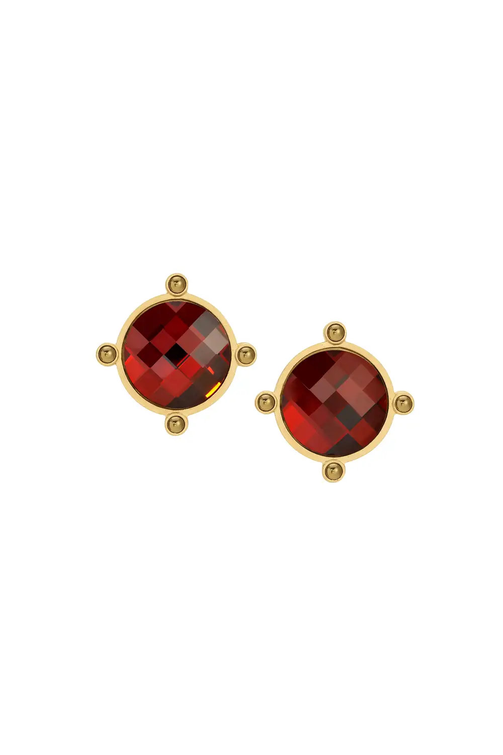 Oreille Earrings – Red Magma G