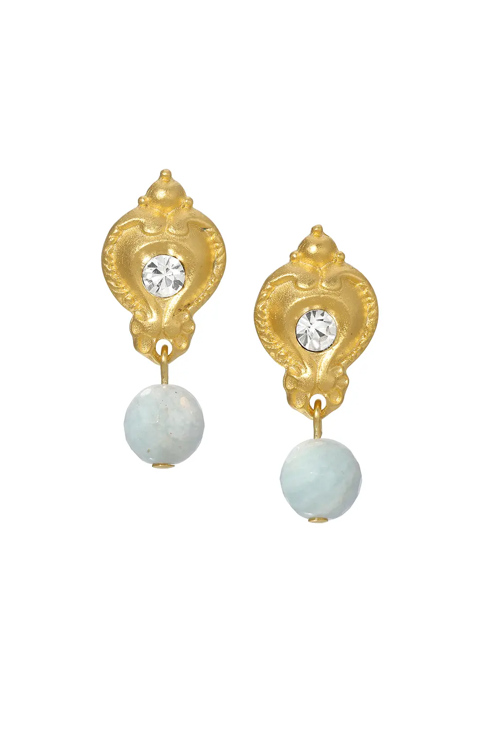 Epoque Earrings  – Aquamarine