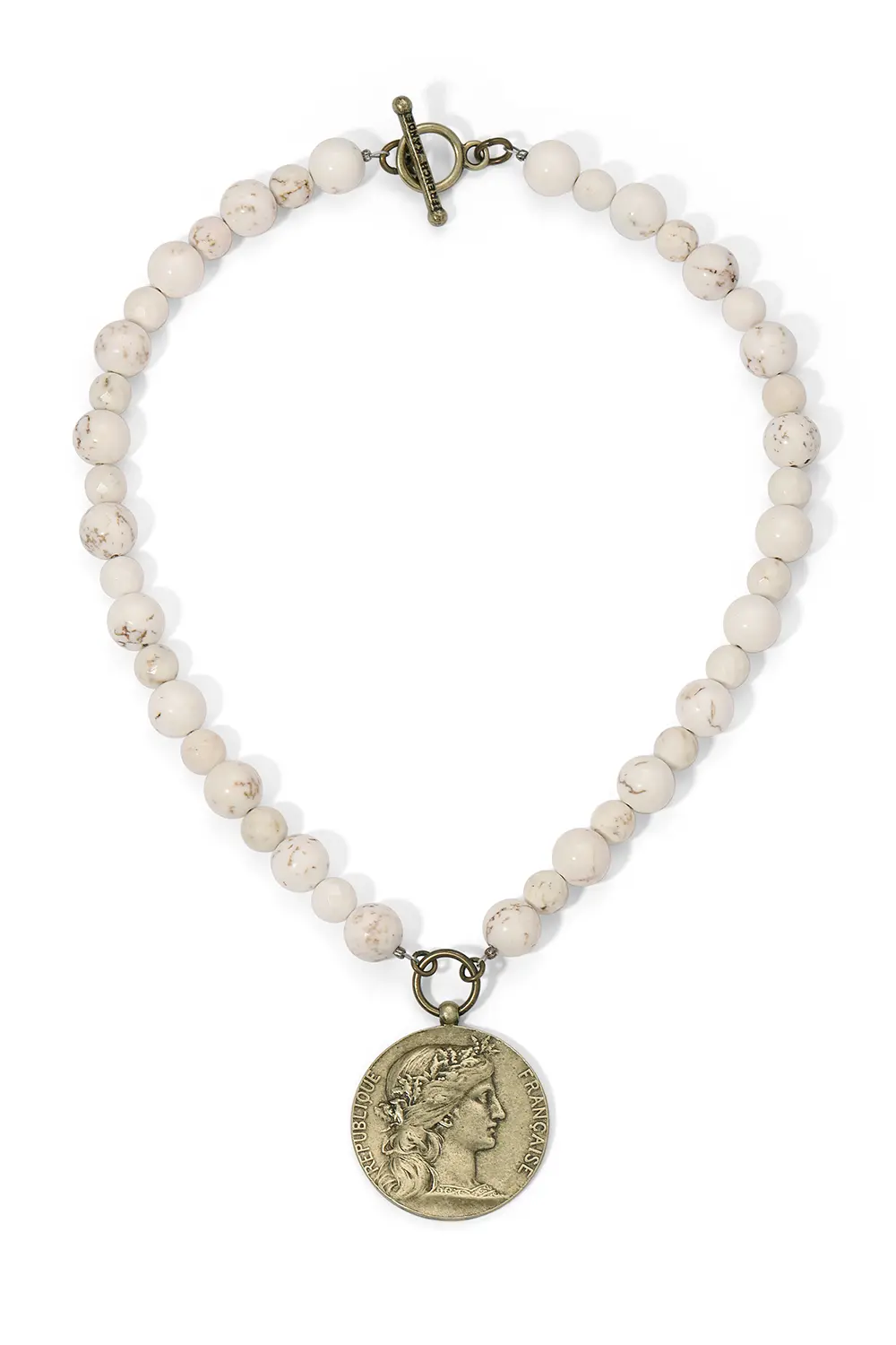 Celeste Necklace - White Turquoise