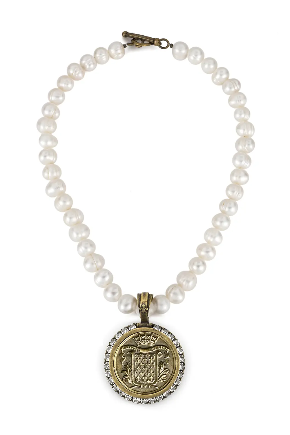 Amelie Necklace - Brass