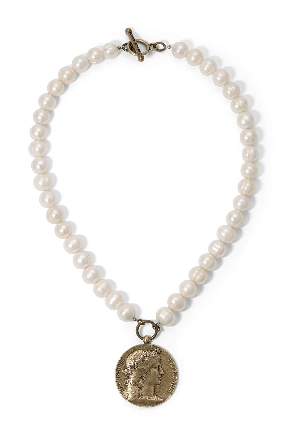 Celeste Necklace - White Pearl